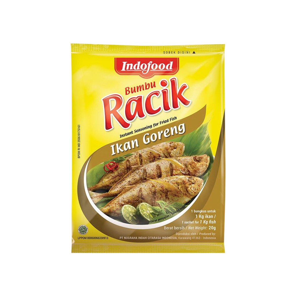 

Indofood Racik Ikan Goreng 20 Gr