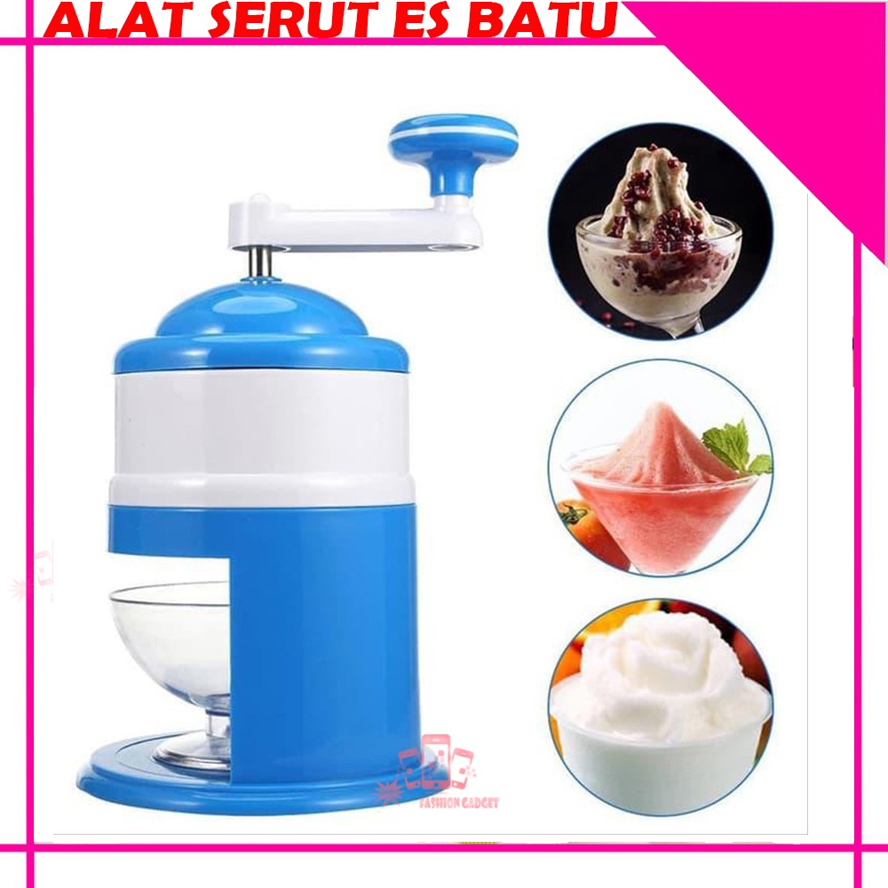 Alat Serut Es Batu Portable Mesin Manual Serutan Es Batu Ice Stone Shavels