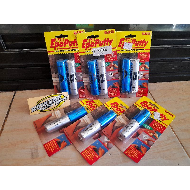 

LEM ALTECO EPOPUTTY EPO PUTTY 50 / 100 GRAM - BOYRENK RACING CONCEPT