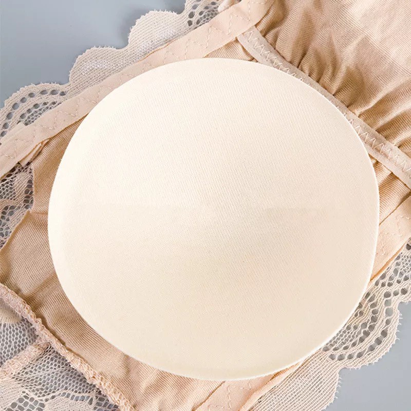 Blackpink Bra Kemben Motif Bunga Bahan Lace Tanpa Tali Fashion Wanita 1001