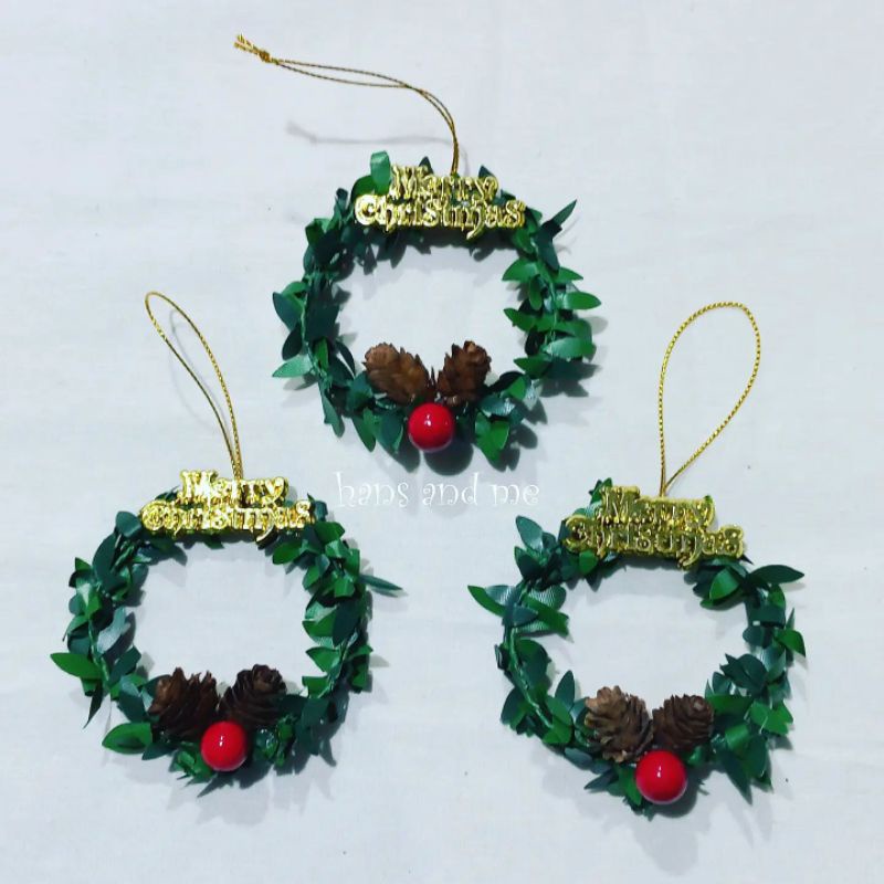 

Hiasan Gantungan Pohon Natal Merry Christmas (per pcs)