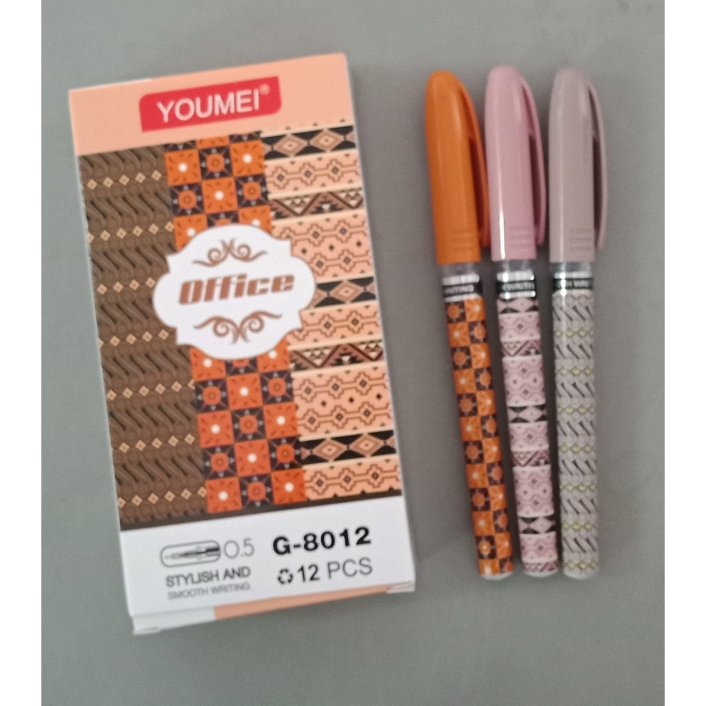 Pulpen Youmei, 0.5mm, (G-8012) 12 pcs