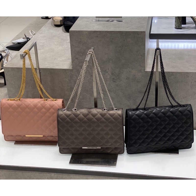 CNK QUILTED SHOULDER BAG