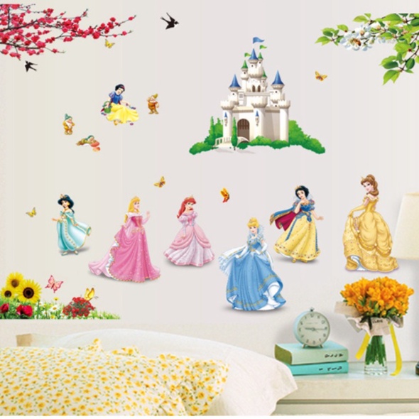 Reliza Wall Sticker Kartun Animation DF5102 Stiker Dinding