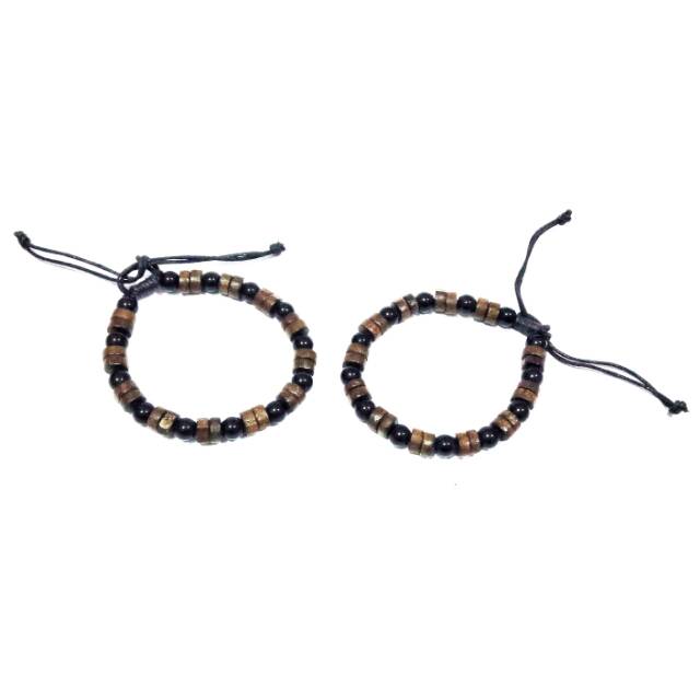Paket Sepasang (Dapat 2 Buah) Gelang Beads Ethnic | Handmade Bracelet Etnik