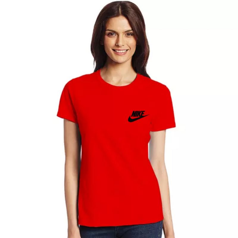 Baju Cewek Logo Kaos Oblong Lengen Pendek Wanita Kaos Distro Cewek Tshirt Women Fashion Cewek