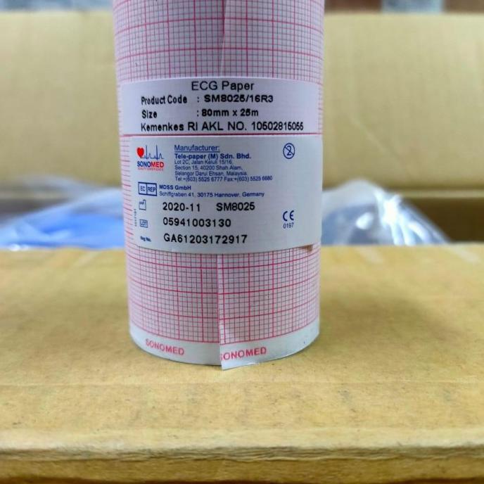 Diskon Ecg Paper 80mm x 20m utk Ecg R3/Vitech/Elitech/dll Jual