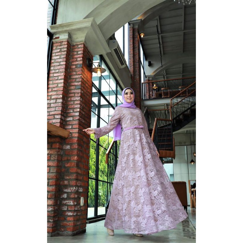 ADRIANA Gamis simple gaun walimatul