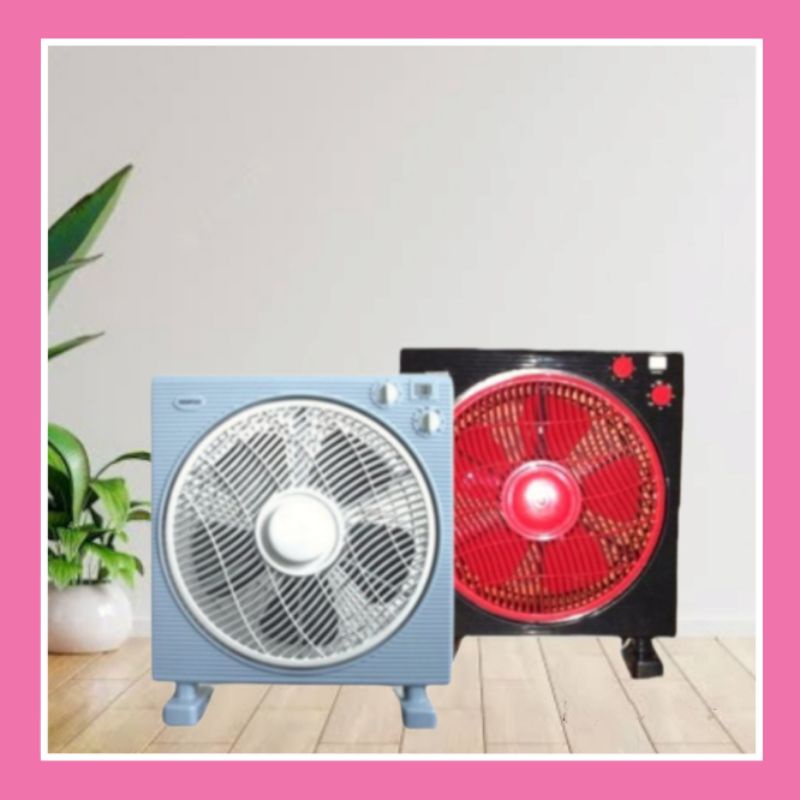Denpoo Kipas Angin DBF 1155 Kipas Angin Duduk Color Red