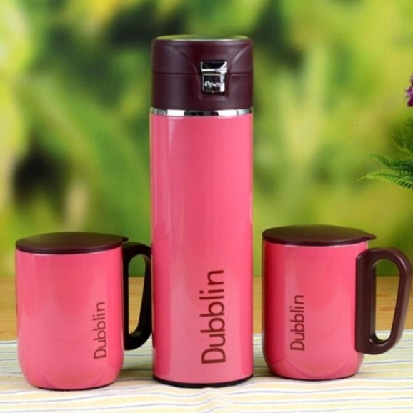 Tumbler Dublin Regent Gift Set Dublin Termos Botol with Mug Gelas Dubblin new