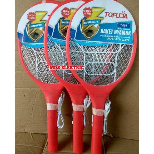 RAKET NYAMUK CAS NEW TOFUDA T - 601 / ALAT PEMBASMI NYAMUK MURAH ORIGINAL TOFUDA TERLARISS...,,,,,