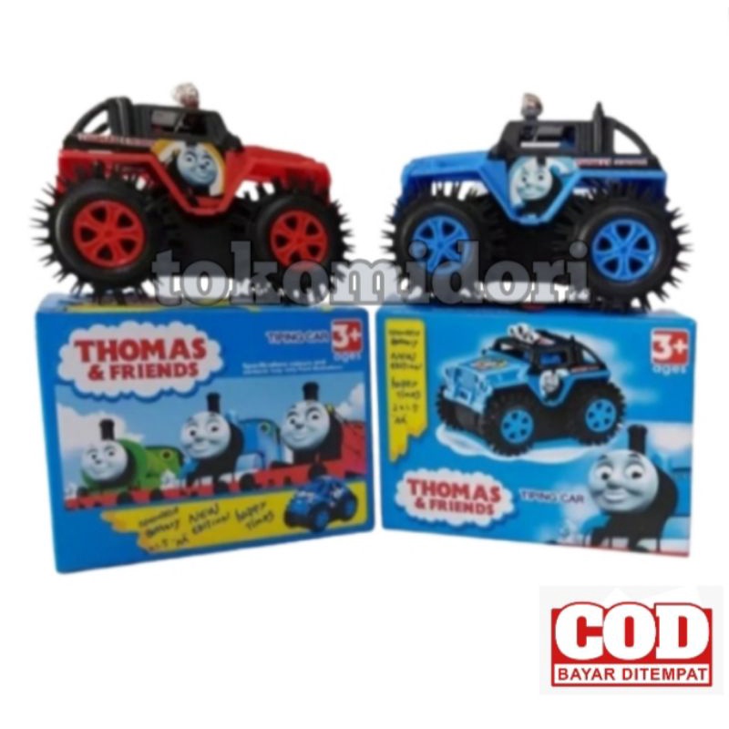 mainan mobil tumbling car / jungkir balik thomas and friends tiping car mainan anak cowok