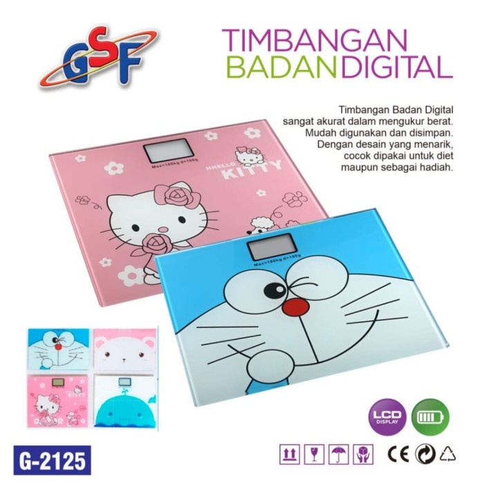 Timbangan badan Karakter Digital GSF 2125