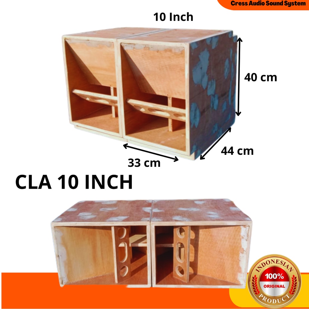 Box Sound System Speaker CLA Turbo Bass 10 inch Triplek 12mm