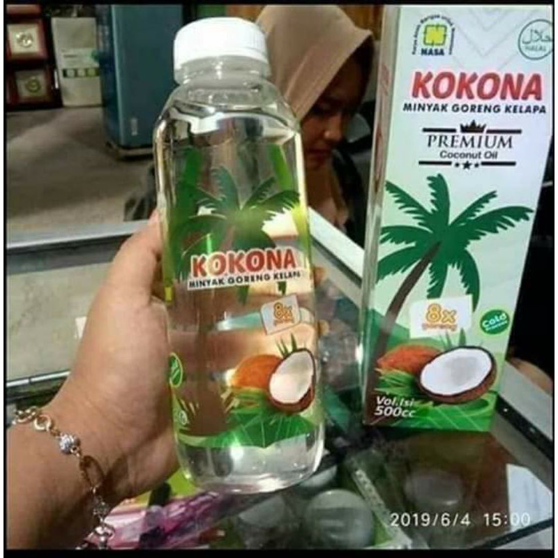 

Kokona NASA Minyak goreng kelapa proses dingin menyehatkan