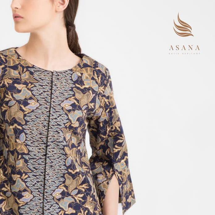 Promo Asana Seluma Woman Blouse Batik Wanita - Black