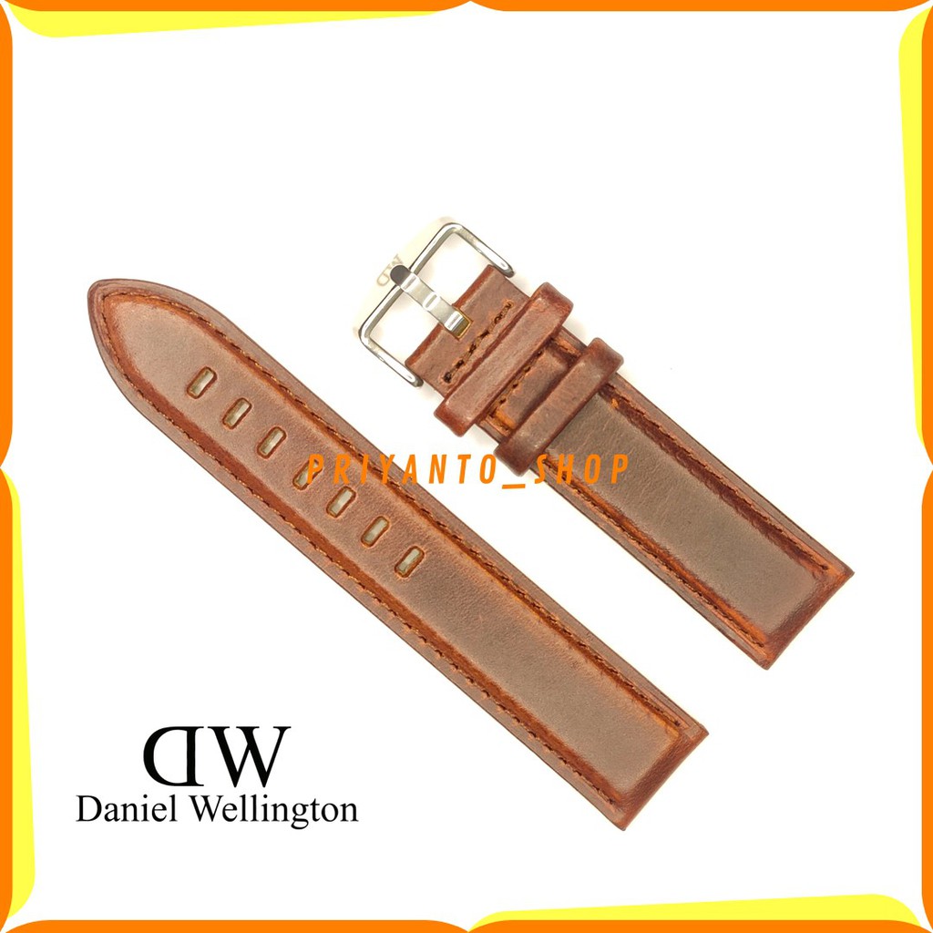 Strap 20mm Leather Classic Tali Kulit D*W Polos Jam Tangan bagus 20mm