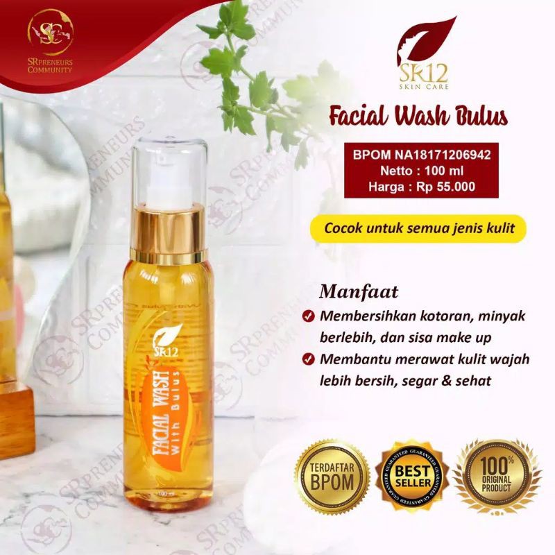 Facial Wash Bulus / PRODUK HERBAL BER BPOM