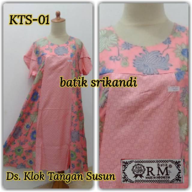 Daster Klok Tangan Susun Batik RM