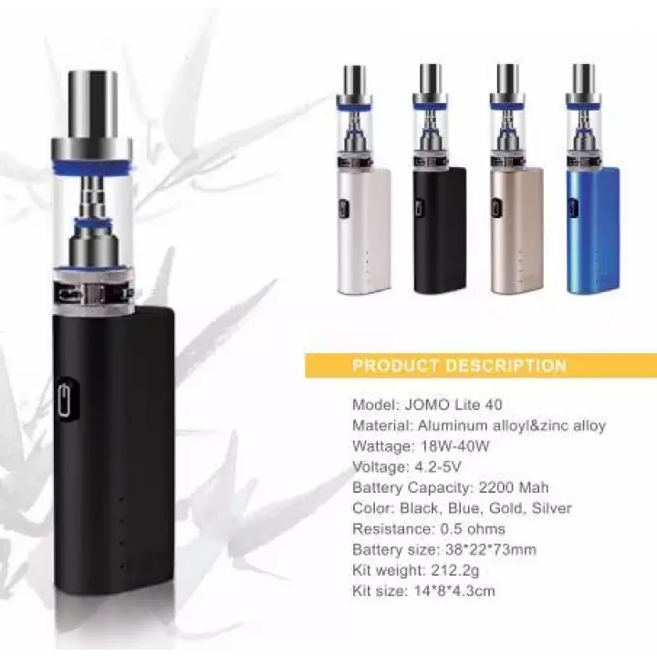 Terbaru New elektronik lainnya PAKET SIAP PAKAI JOMO LITE 40 KIT FREE ISI 10ML My one jaya