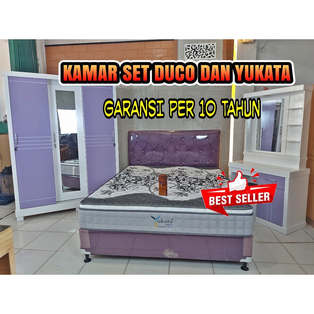 Paket Set Kamar Lemari, Divan, Meja Rias, kasur