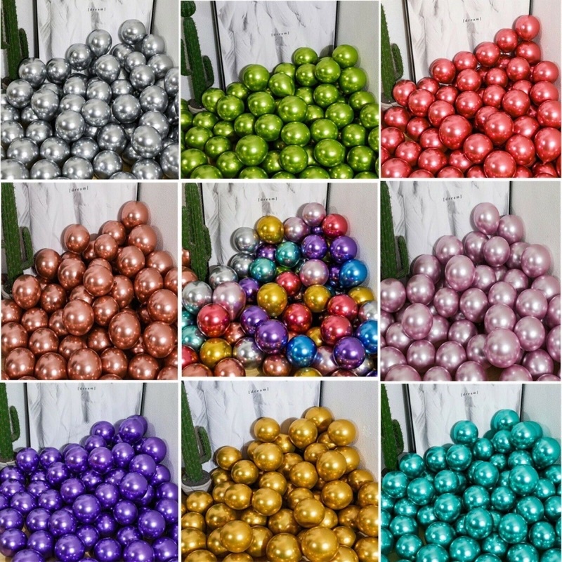 Jual Balon Latex Crome Ukuran 12 Inci Harga Satuan Shopee Indonesia