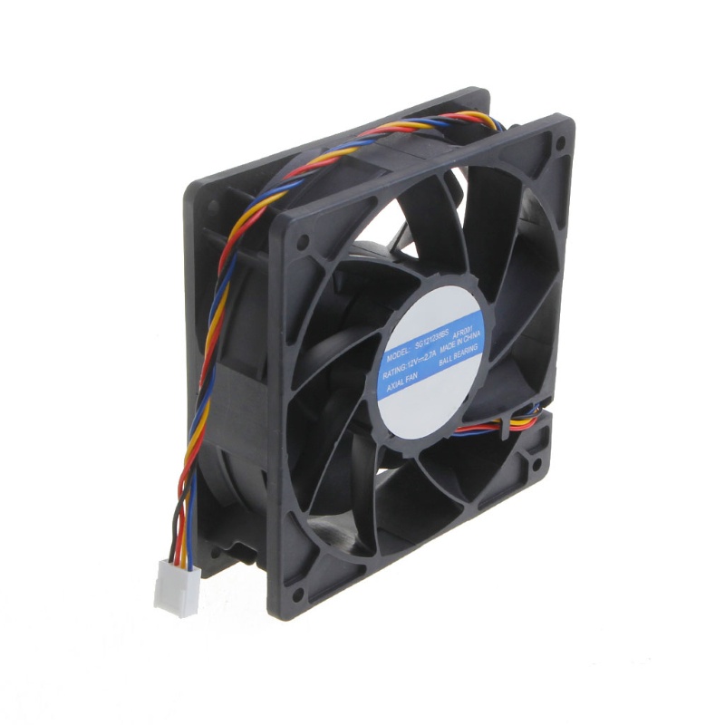 Bt SG121238Bs Untuk DC 12V 2.7A 6000RPM S7 S9 T9 L3 BTC ETH Mining Double Bearing Fan Violence Fan 120x120x38mm Baru