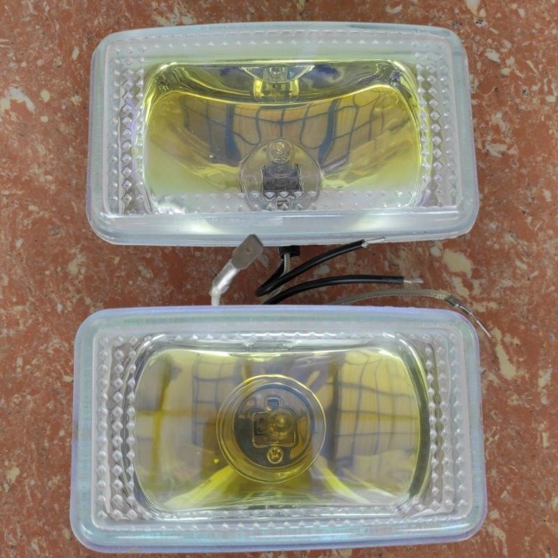 foglamp kotak persegi bumper lampu kabut depan MOBIL universal MODIFIKASI suzuki baleno