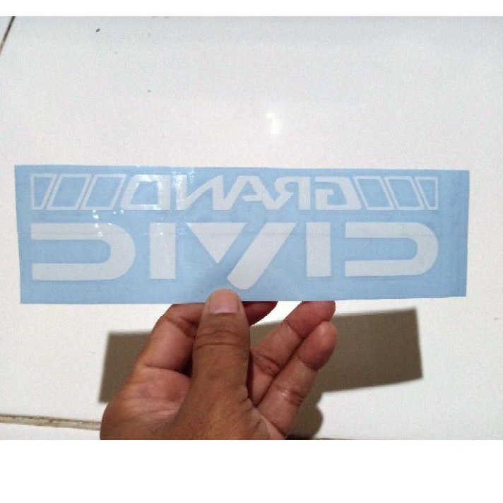 stiker kaca belakang grand civic honda civic LX 1988-1991