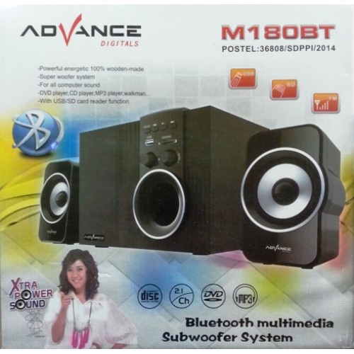 Speaker Advance Bluetooth Seri M180BT Mega Bass  original advance