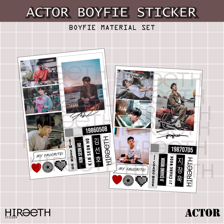 

Stiker Boyfie Material Aktor korea Aesthetic Sticker Lucu kim seonho ji changwook KIM SOO HYUN PARK SEOJON CHA EUN WOO LEE JONG SUK HOME TOWN CHACHACHA