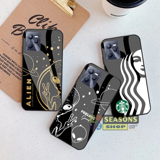 [Realme C35] Softcase Kaca Realme C35 - Softcase Glass Glitter Realme C35 - Softcase Realme C35 - Ca