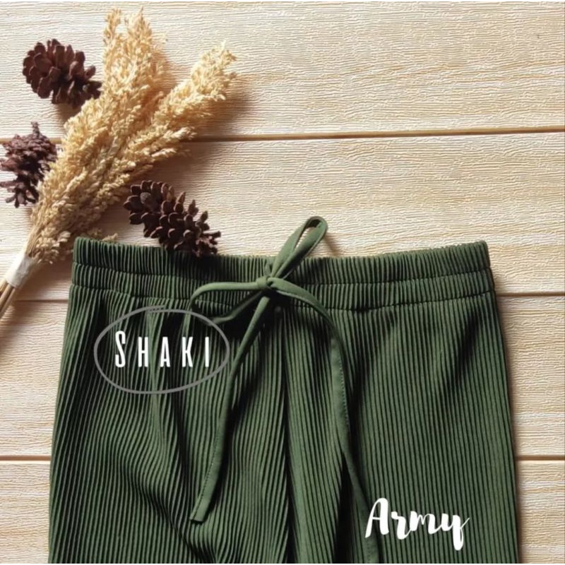 KULOT LIDI / KULOT PLISKET / KULOT PLISKET LIDI / KULOT PLISKET PREMIUM / KULOT LIDI PREMIUM / KULOT LIDI PLISKET / KULOT LIDI PLISKET PREMIUM-Army