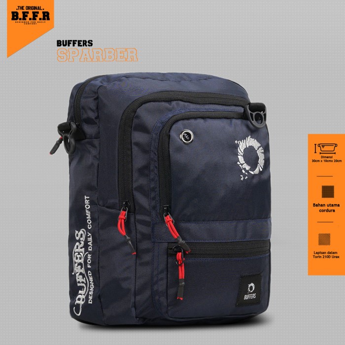 PROMO BISA COD TAS SELEMPANG PRIA Tas Selempang Pria Buffers Sparber - Tas Slingbag Casual - Tas Sam