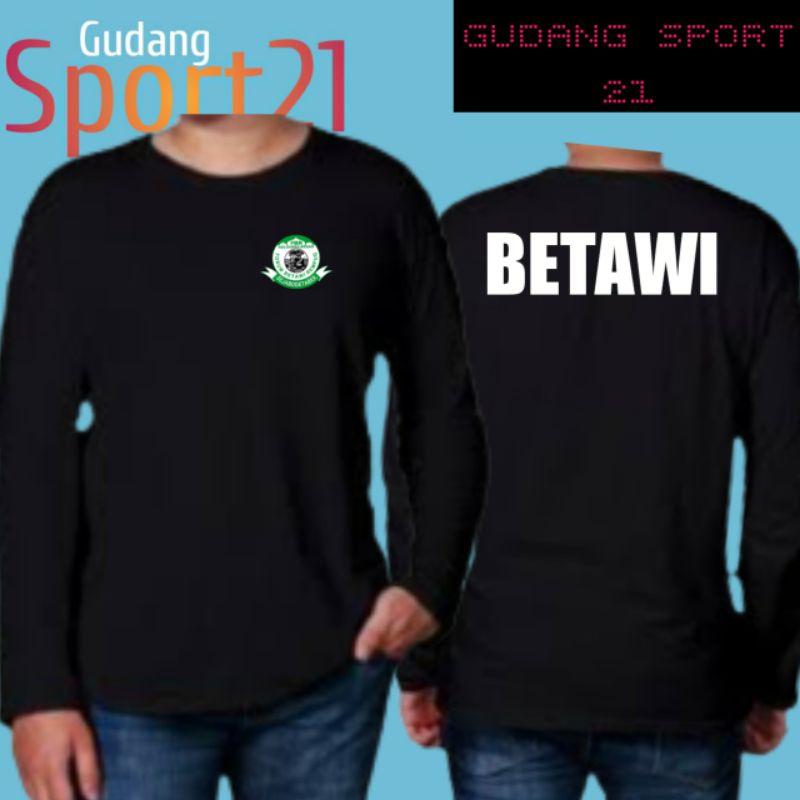 kaos baju lengan panjang fbr betawi