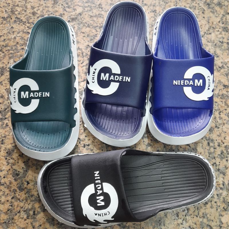sendal slop karet import/ sendal karet jelly cowok anti slip