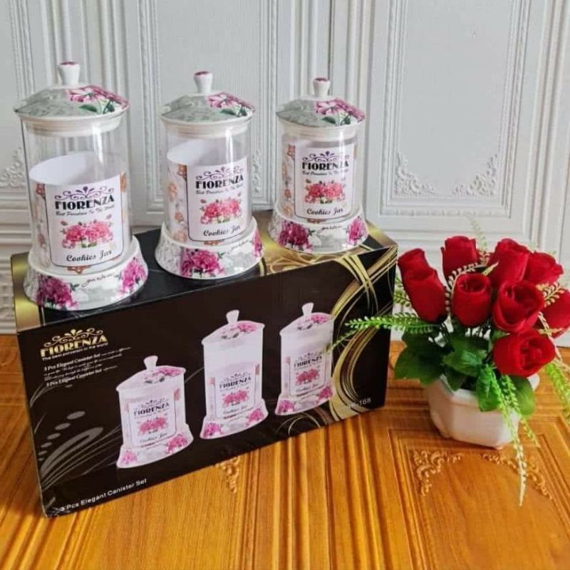 toples kaca fiorenza set 3 ak-168