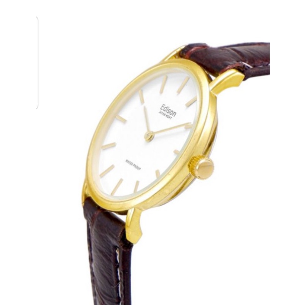 Jam Tangan Edison AR EL 240.1 L H Slim Type Waterproof Japan Movement