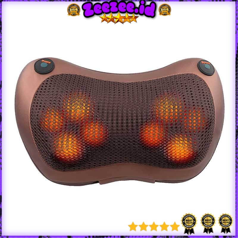 Bantal Pijat Elektrik Portable Shiatsu Heat Neck Massage Pillow Model 2