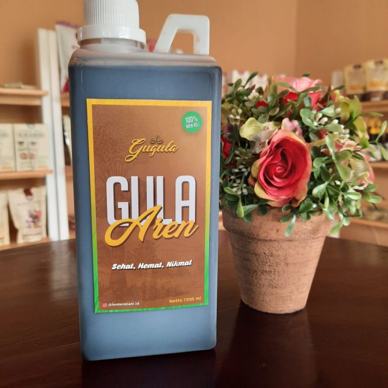 

Gugula Gula Aren Cair 1 Liter Gula Aren Organik