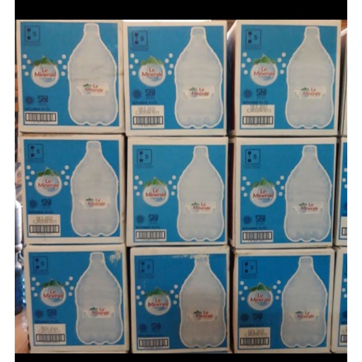 

Ay00! Le Minerale Galon 5 Liter (Air Galon 1 Dus Isi 4)