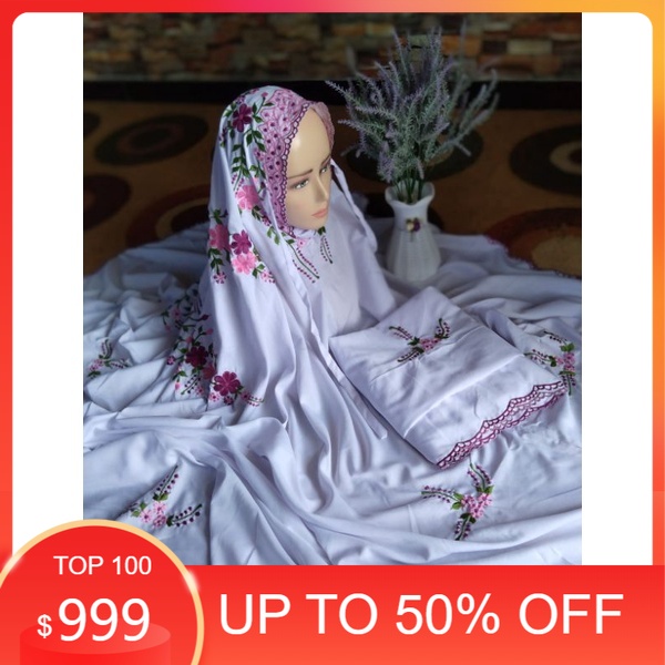 Mukena DEWASA POTONGAN bordir Mukena PUTUSAN bordir Mukena bordir tebal Mukena santri Mukena bordir 