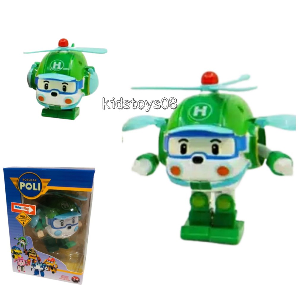 Mainan Anak Mobil Amber Heli Kopter Take n Play Karakter Paket isi 2pcs