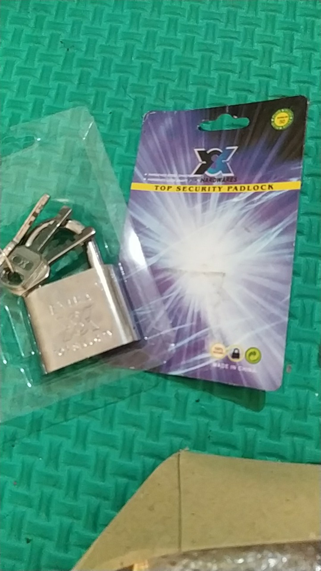 Gembok Pagar Anti Maling Pintu Rumah Chrome 50mm Pendek