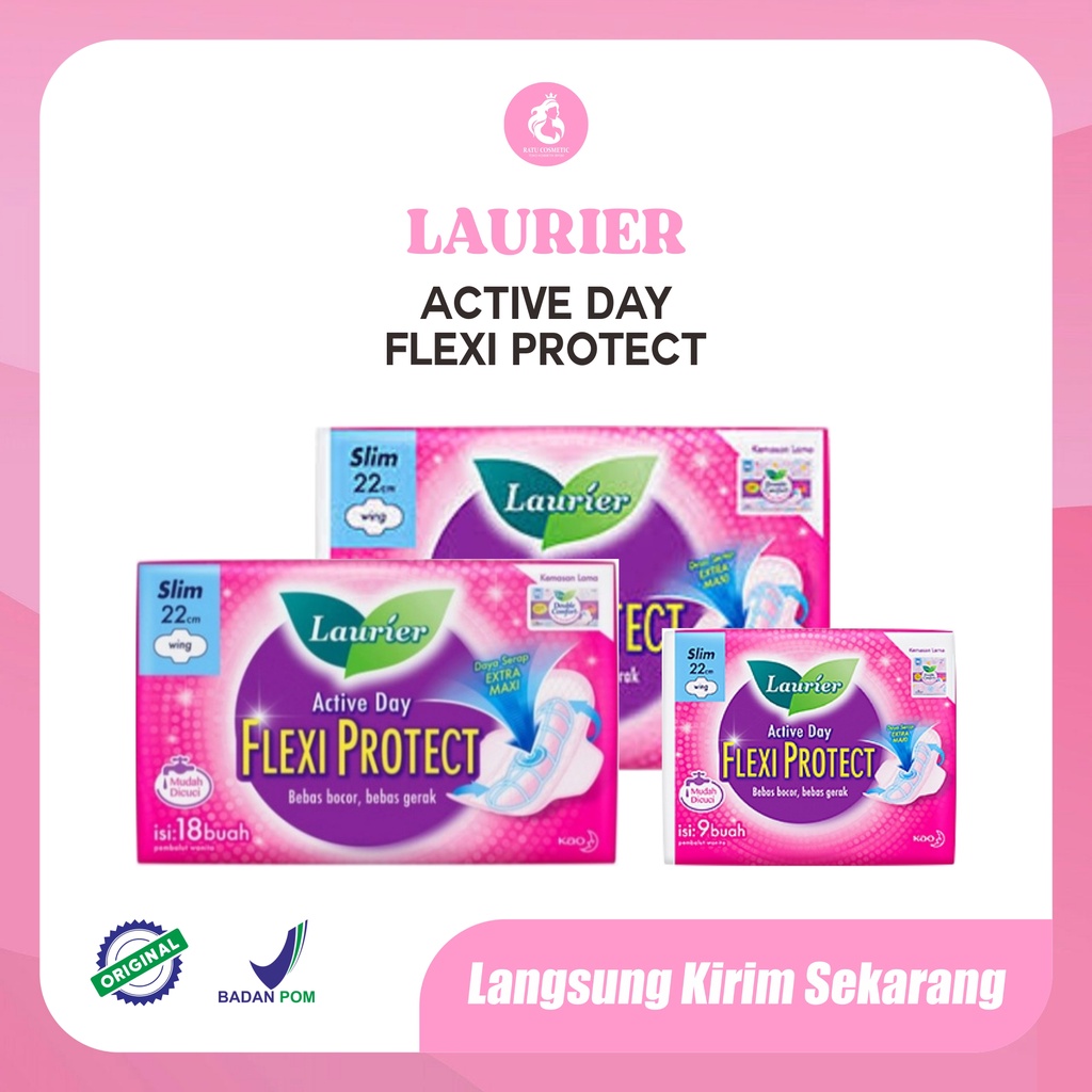 LAURIER ACTIVE DAY FLEXI PROTECT  ISI 28 pcs,9 pcs,18 pcs