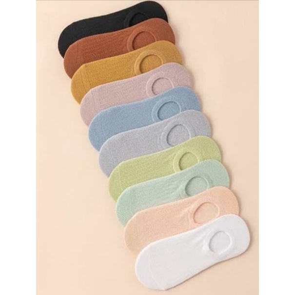 MN Kaos Kaki Balet Pendek Dibawah Semata Kaki Wanita Pria INVISIBLE Hidden SOCK-Hijau
