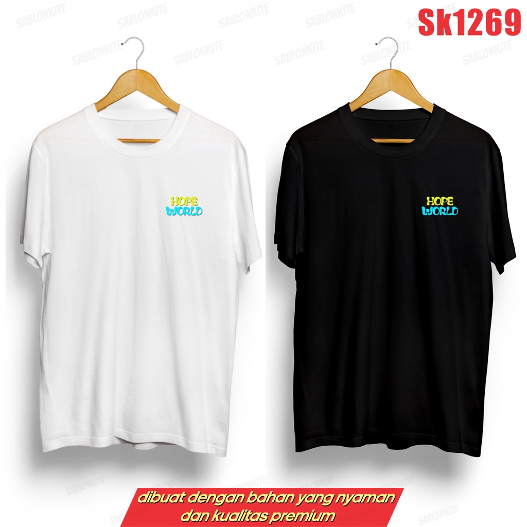 MURAH!!! KAOS KPOP JHOPE HOPE WORLD SK1269 UNISEX ADA KAOS  ANAK