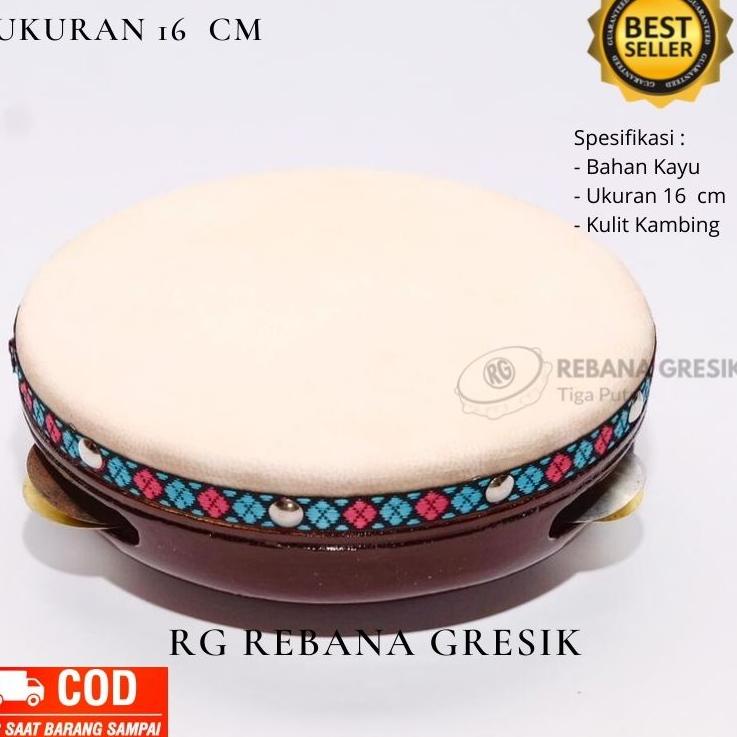 [KODE BARANG C7938] rebana anak uk 16 cm gendang marawis kendang anak kecil rebana hadroh anak mura hadroh anak ipin upin kq-5