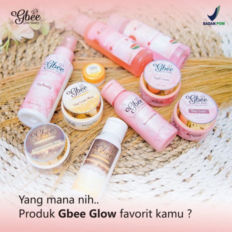 GBEE GLOW BEAUTY // (BPOM) ECER GBEE GLOW BEAUTY TERMURAH