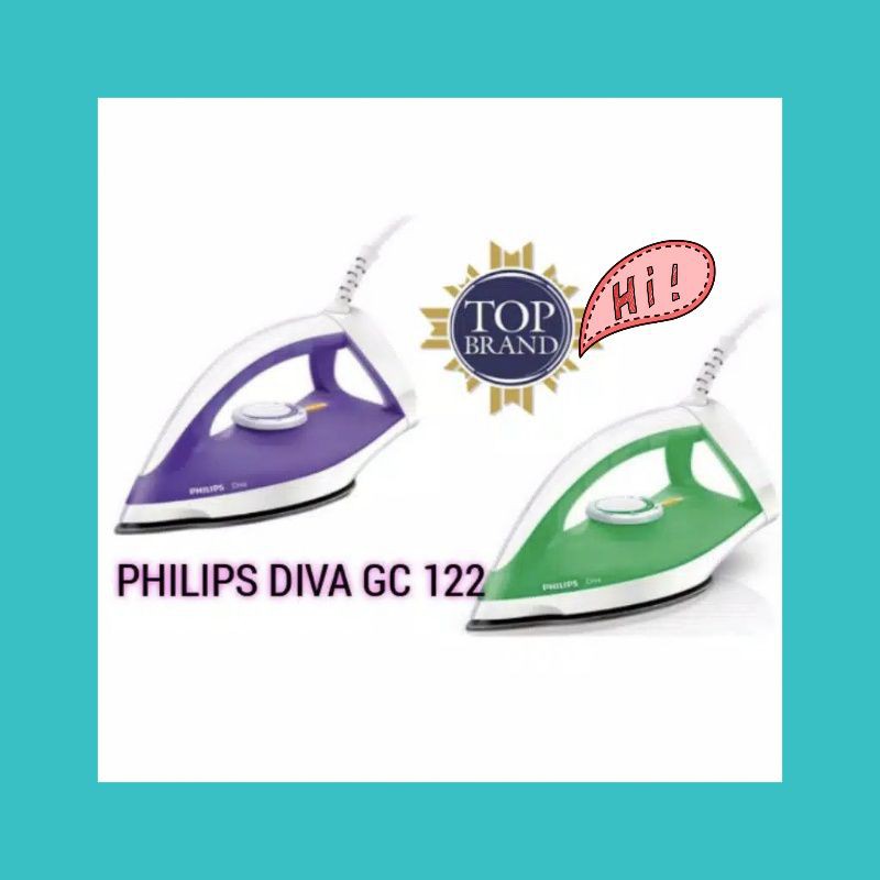 Setrika Philips GC122 Setrika Philips Diva GC122 Philips Setrika GC 122 Gosokan Philips GC122 Diva